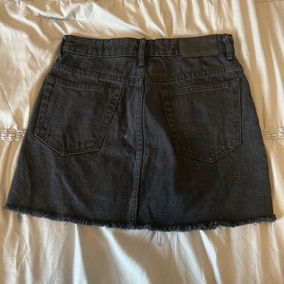 Zara (Trafaluc) black denim skirt, size S - Picture 4 of 8